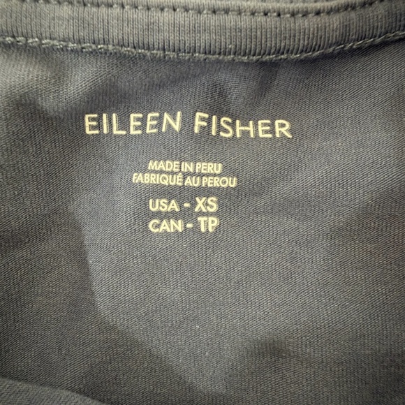 Eileen fisher Women's Blue lightweight Organic Cotton Sweatshirt size XS - Picture 6 of 6